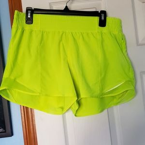 Lululemon Hotty Hot high rise lined 4in inseam short size 10 tall